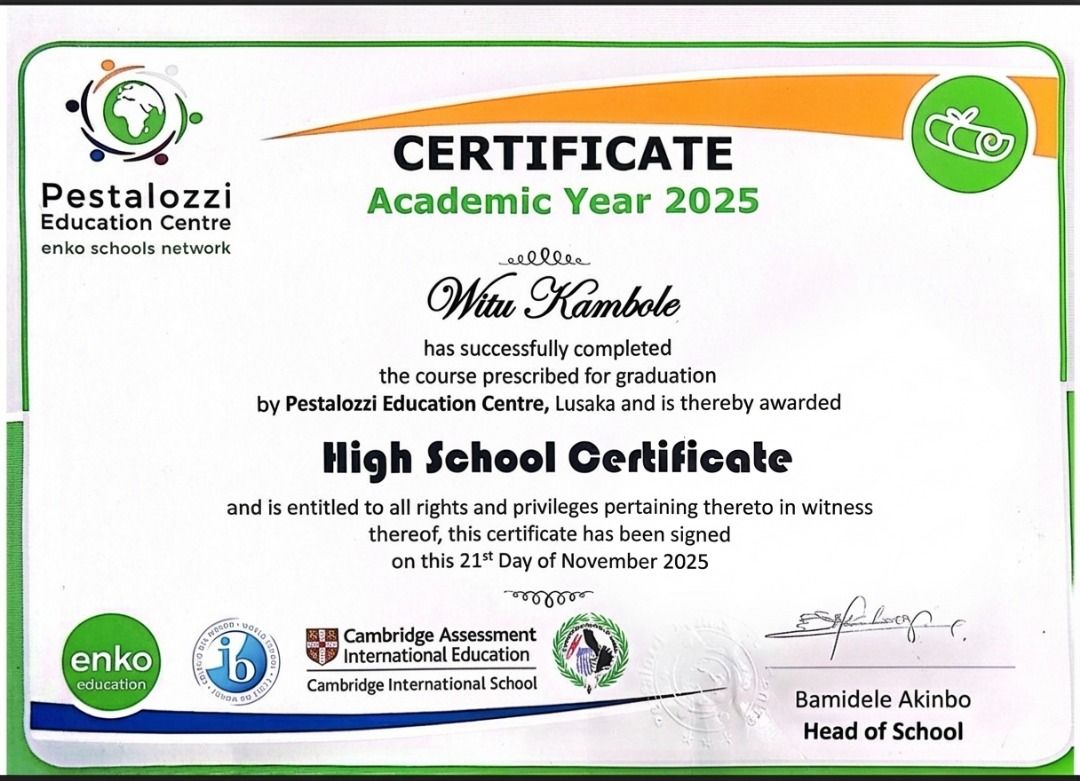 High School Certificate